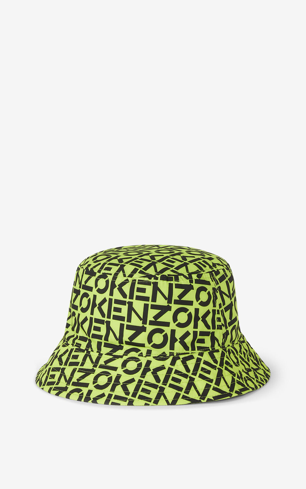 Kenzo Reversible monogram καπέλο κουβά γυναικεια ανοιχτο πρασινο | GR945263